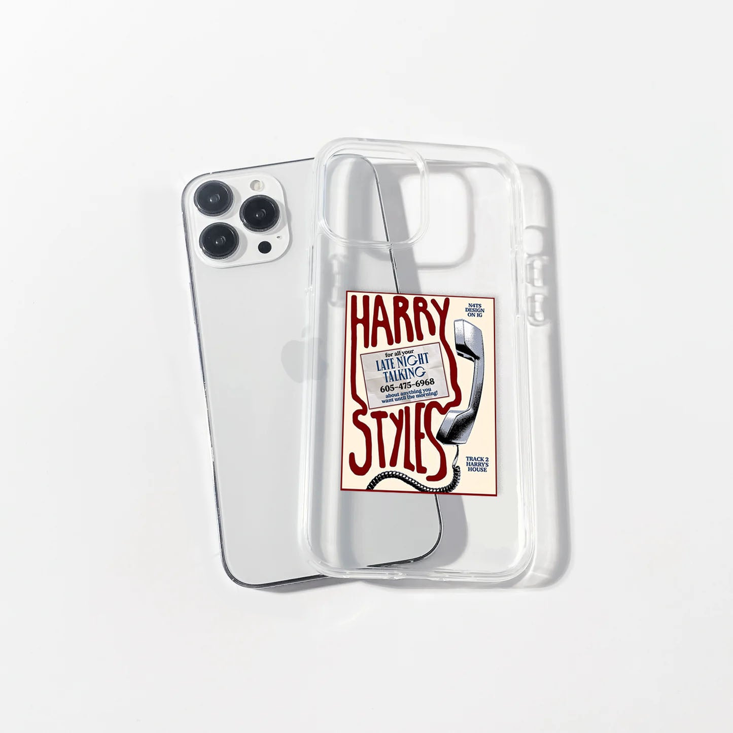 Harry Styles Polaroid Clear Case | Silicone Case