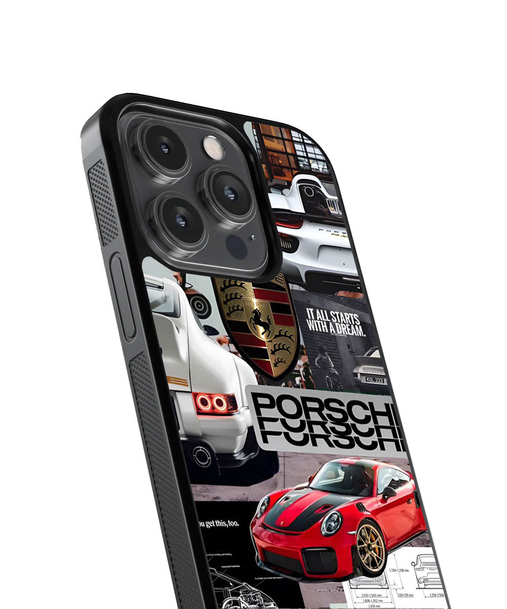 Red Porsche Case | Glass Case