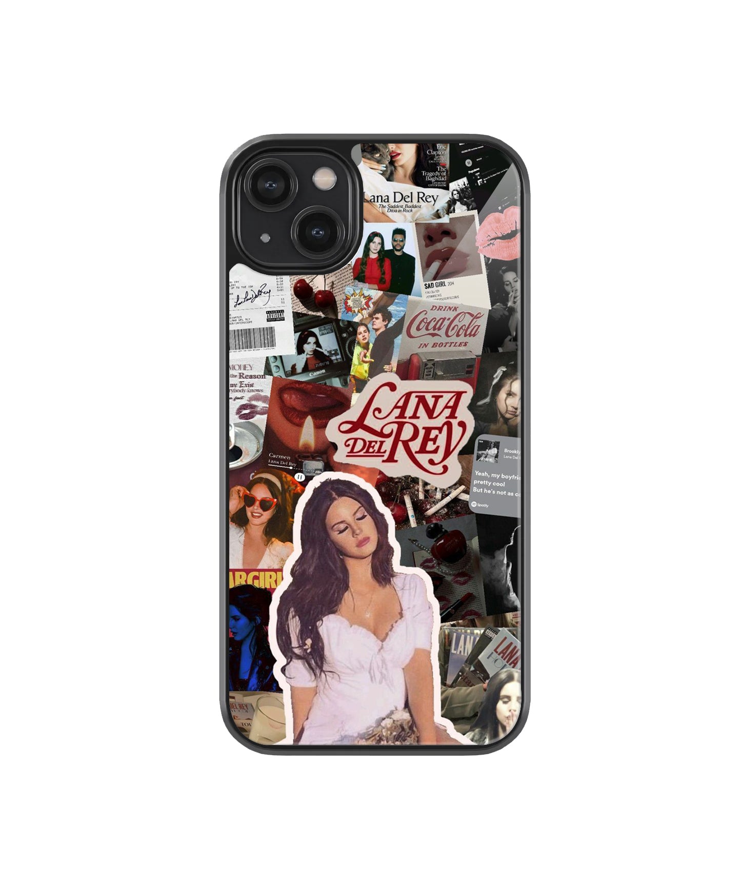 Lana Del Rey Case | Glass Case Aadu Lana Del Rey Case | Glass Case Aadu