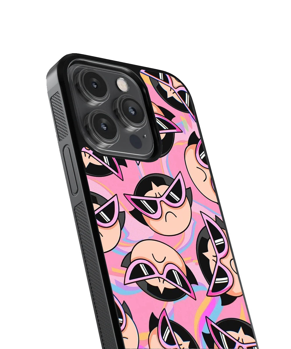 Powerpuff Girl Pink Case | Glass Case