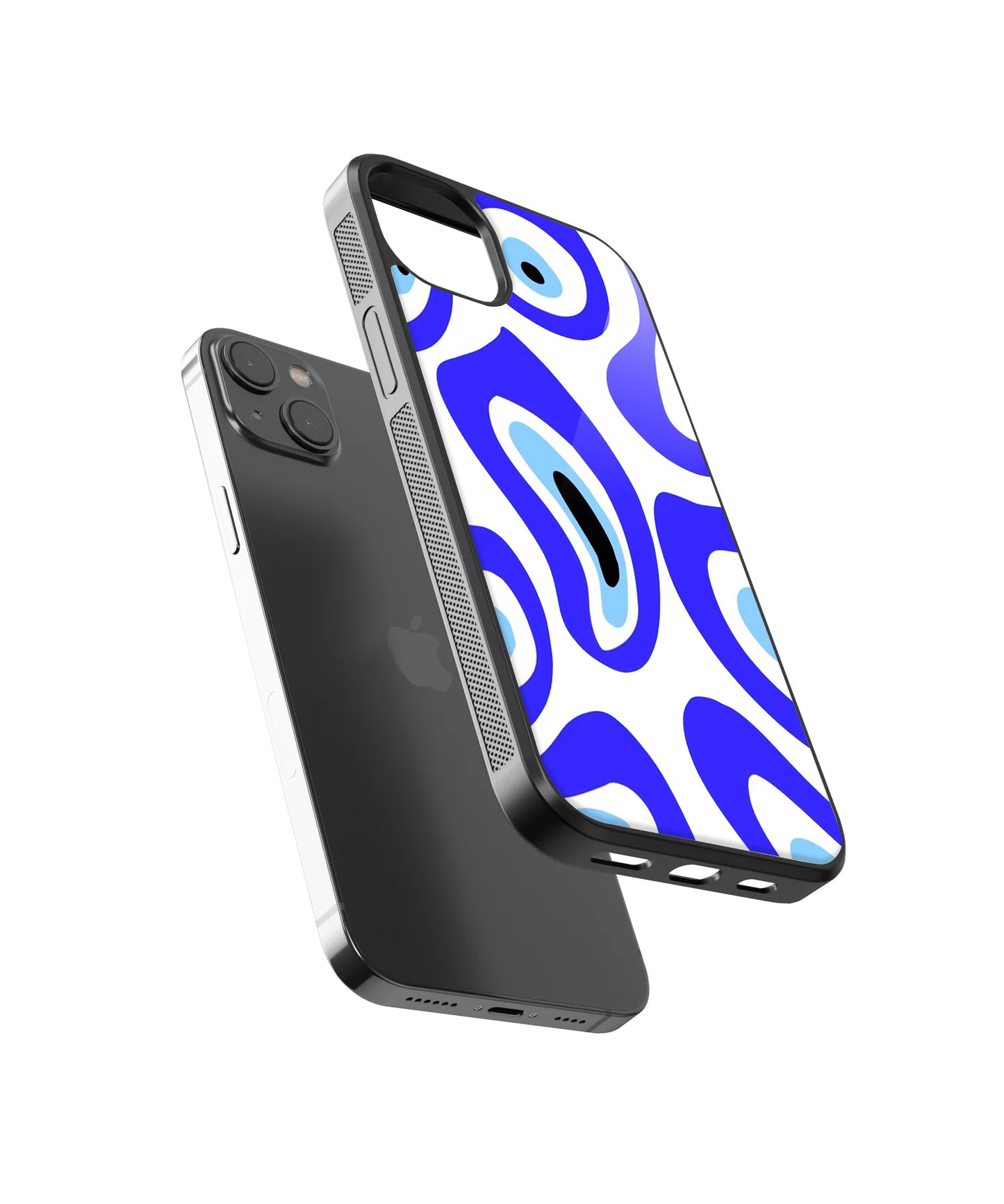 Evil Eye Case Black | Glass Case