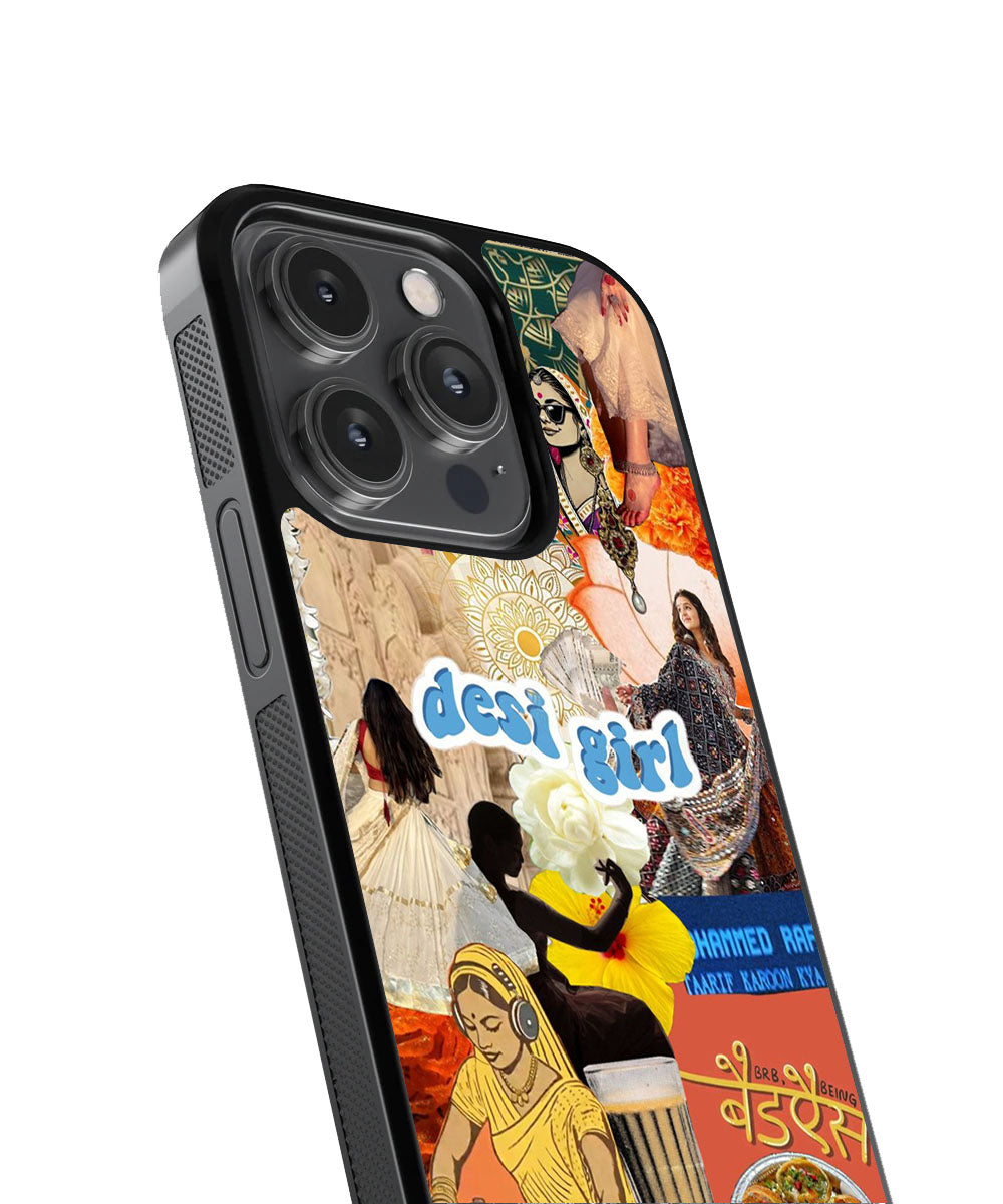 Desi Girl Case | Glass Case