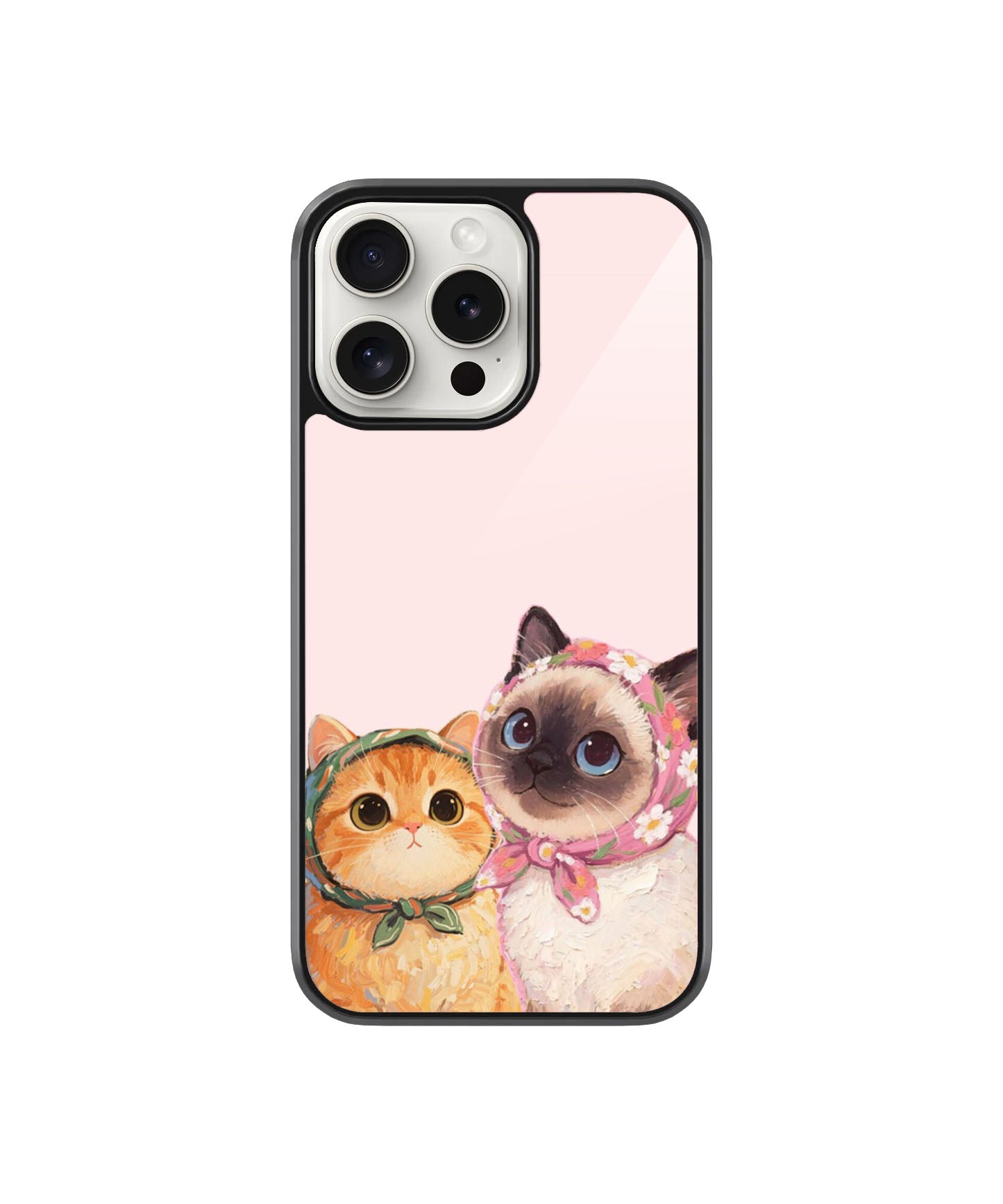Cat Couple Case | Glass Case