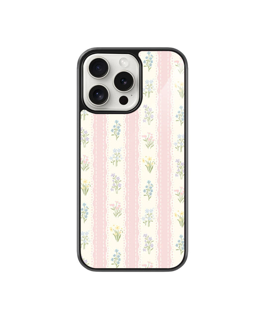 Pastel Embroidery Case | Glass Case