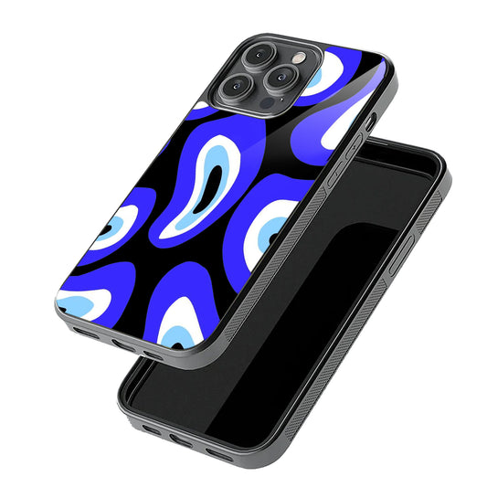 Evil eye Black | Glass Case