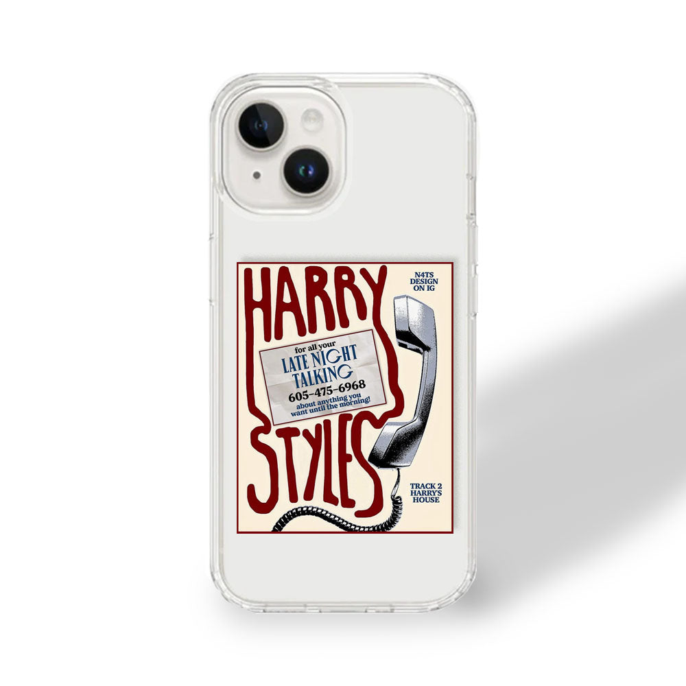 Harry Styles Polaroid Clear Case | Silicone Case