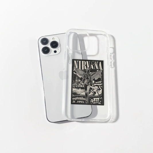 Nirvana Polaroid Clear Case | Silicone Case