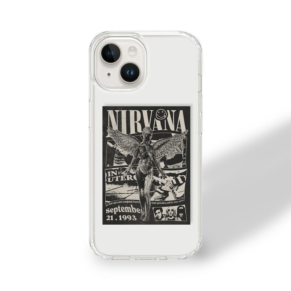 Nirvana Polaroid Clear Case | Silicone Case