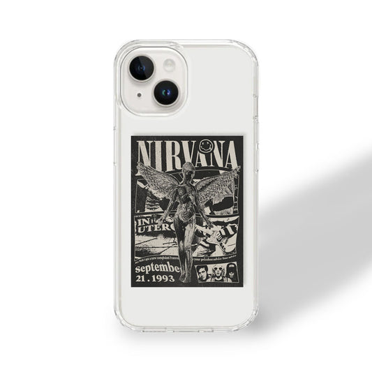Nirvana Polaroid Clear Case | Silicone Case