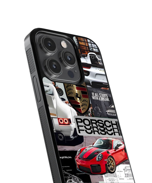 Red Porsche Case | Glass Case