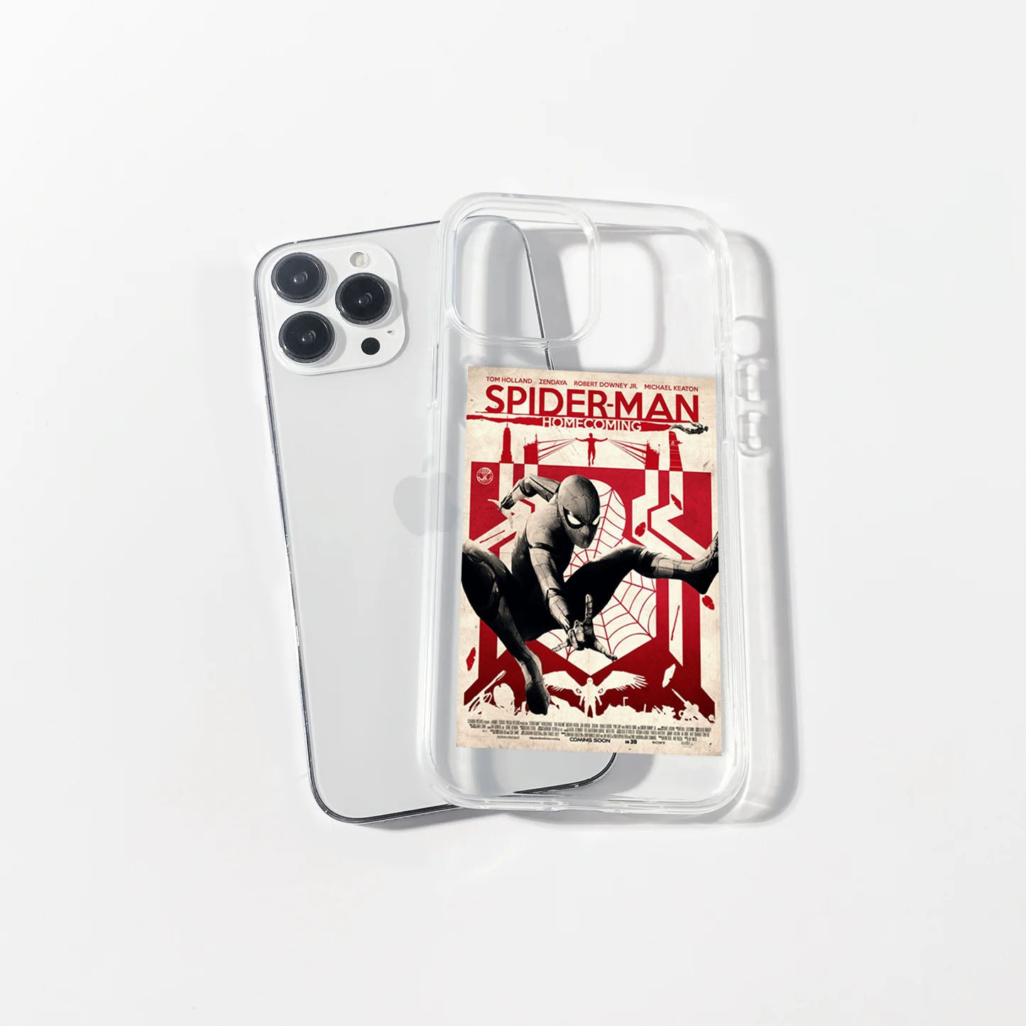 Spidey Polaroid Clear Case | Silicone Case