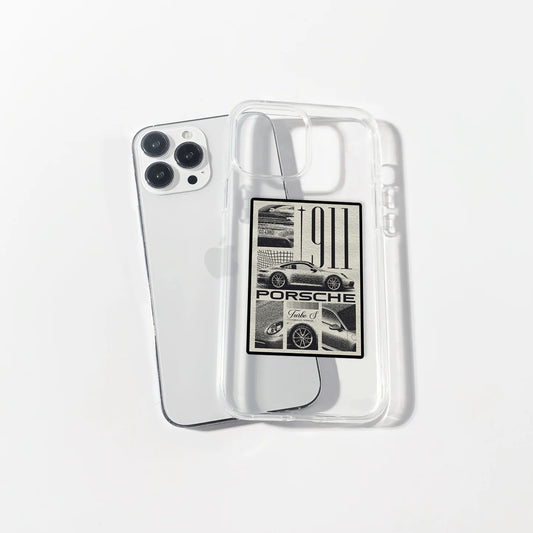 Porsche Polaroid Clear Case | Silicone Case