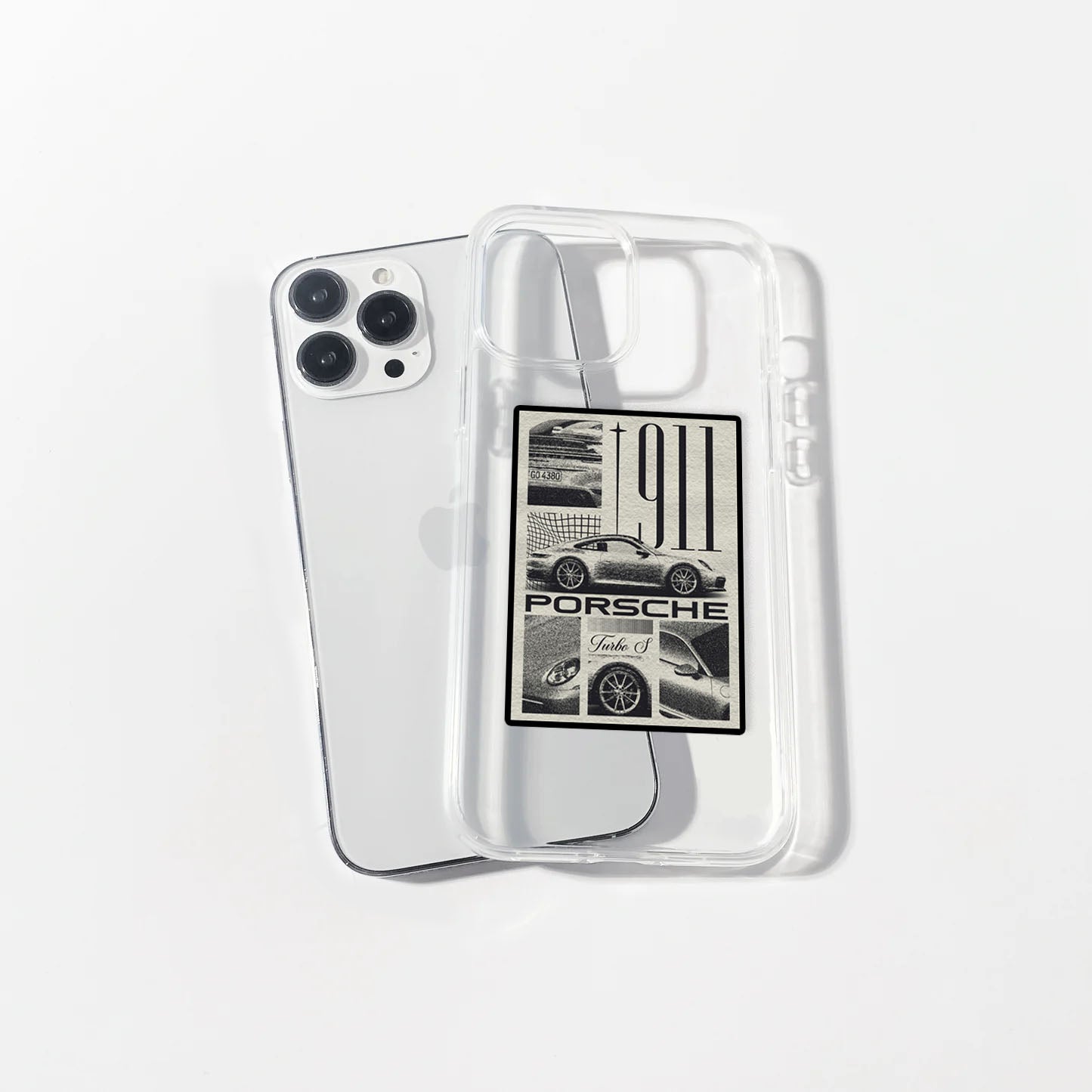 Porsche Polaroid Clear Case | Silicone Case