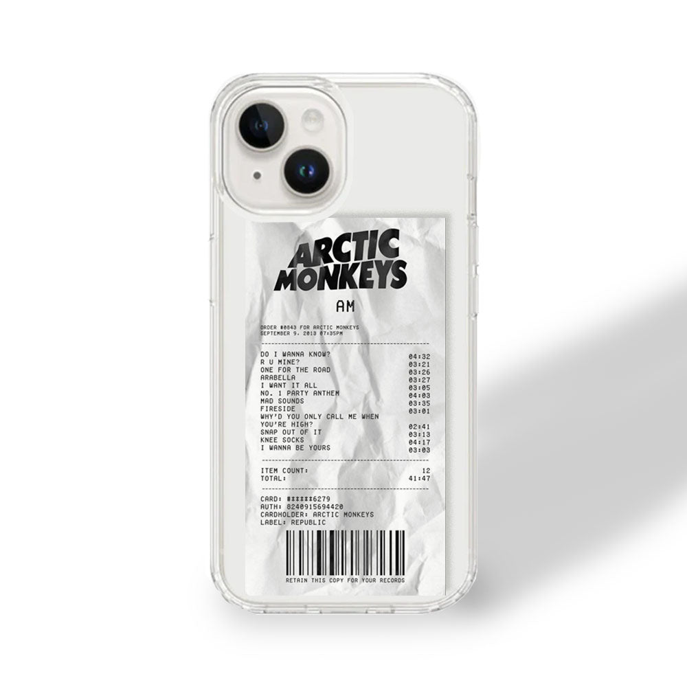 Arctic Monkeys Playlist Clear Case | Silicone Case