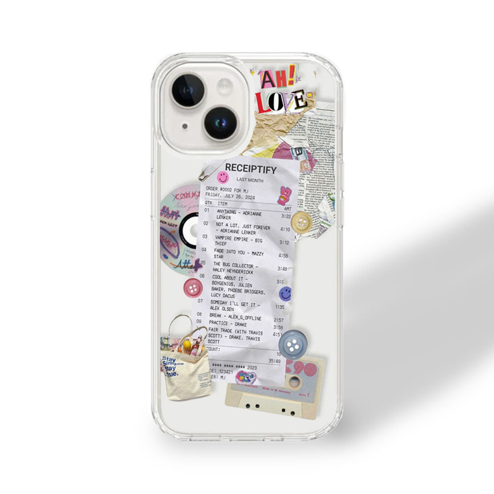 Receptify Slip Clear Case | Silicone Case