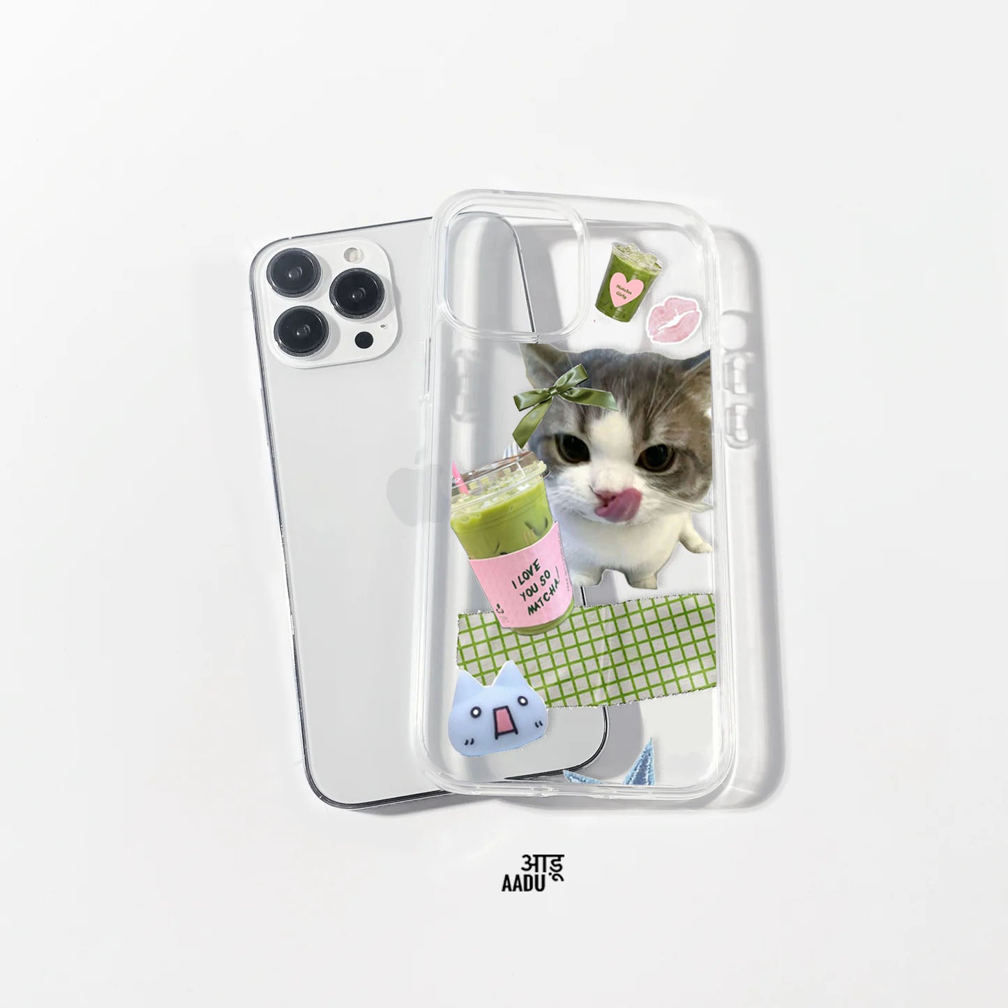 Matcha Love Clear Case | Silicone Case