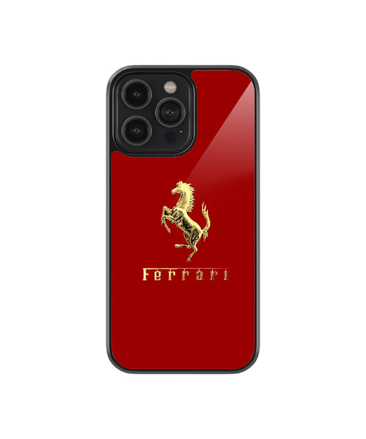 Red Ferrari Case | Glass Case