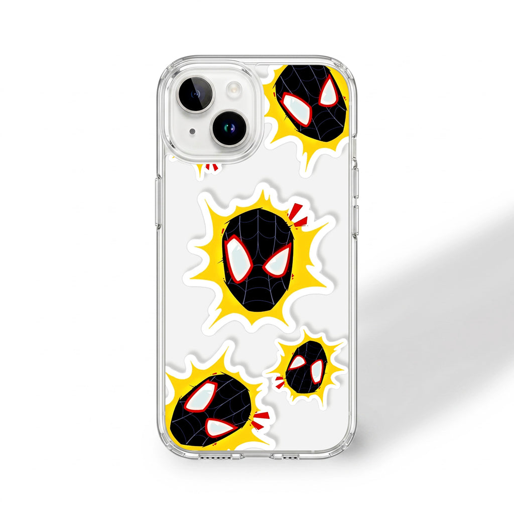 Spidey Face Stickers Case | Silicone Case