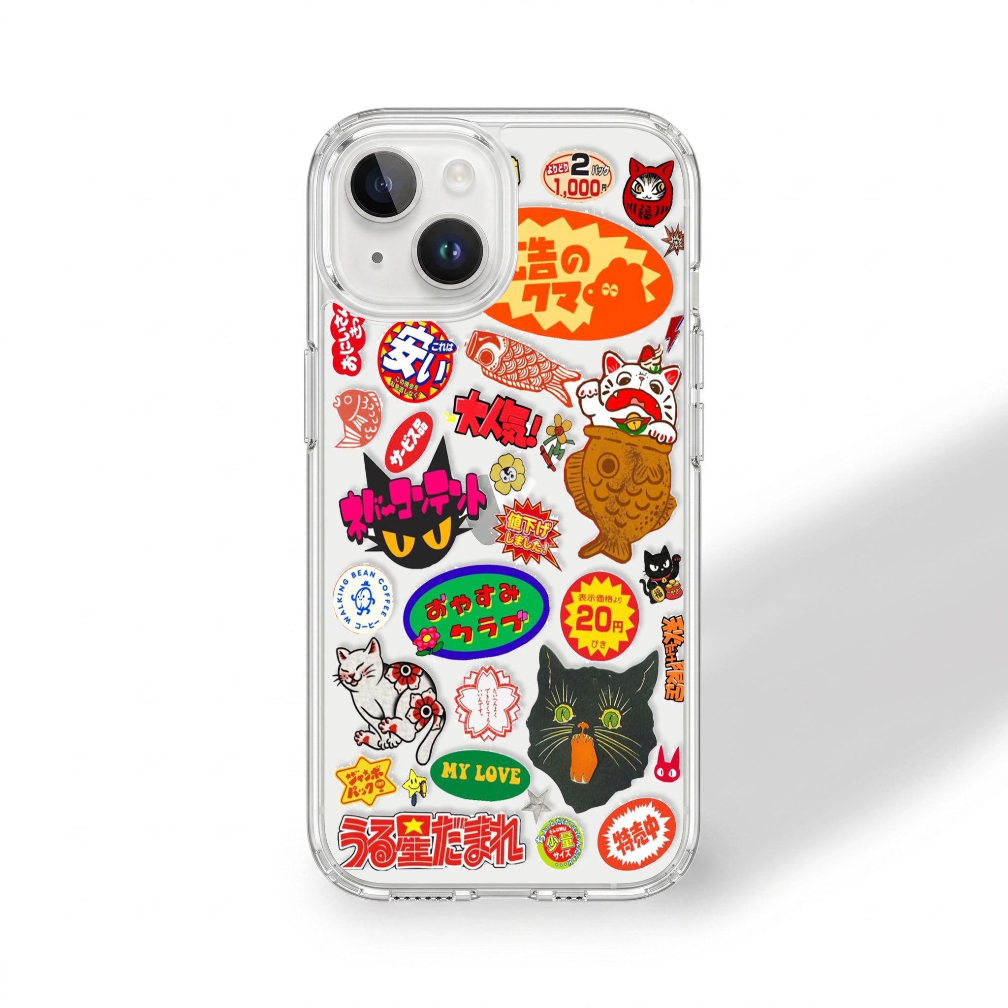 Japanese Retro stickers Case | Silicone Case