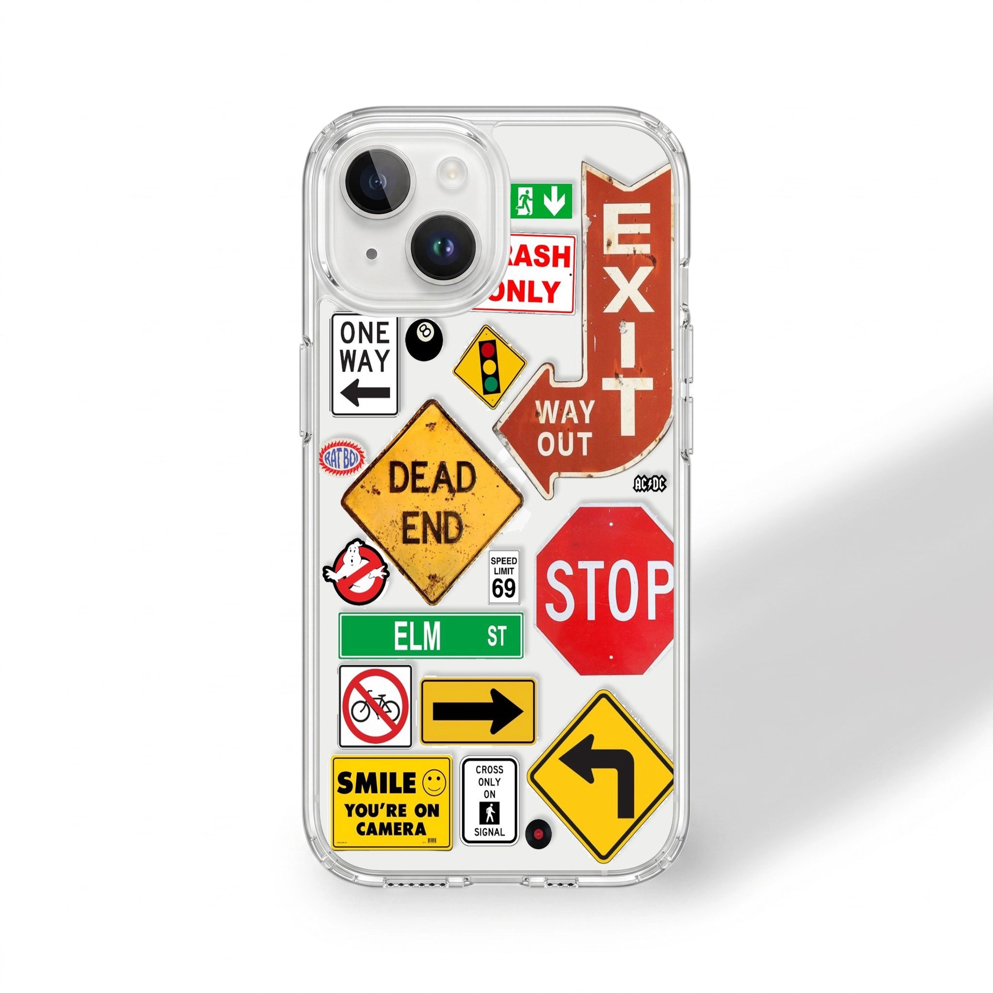 Road Signs stickers Case | Silicone Case