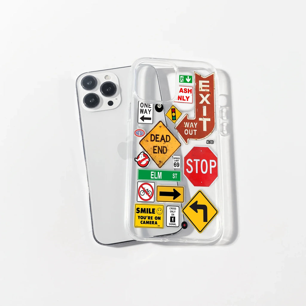 Road Signs stickers Case | Silicone Case