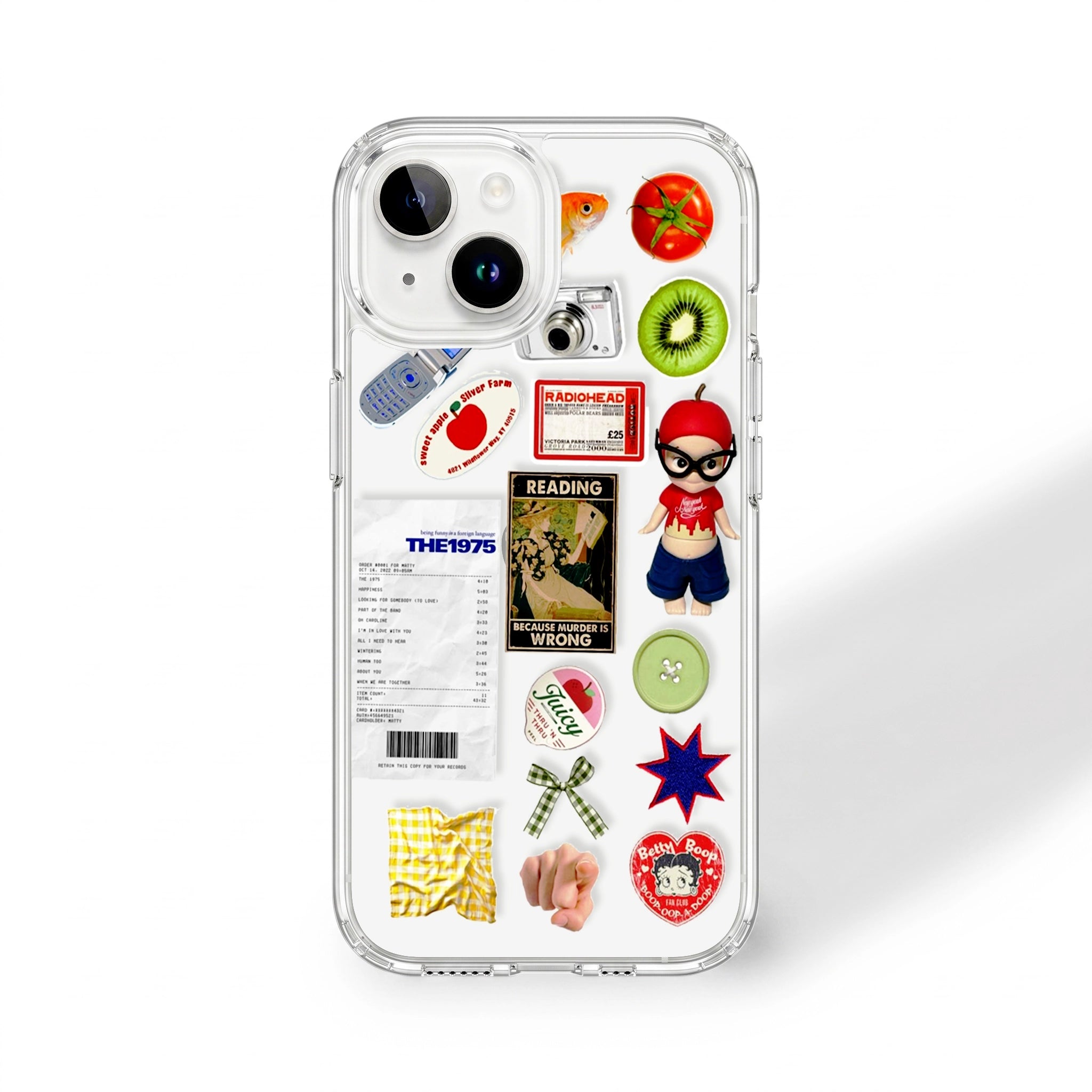 Radiohead Stickers Case | Silicone Case