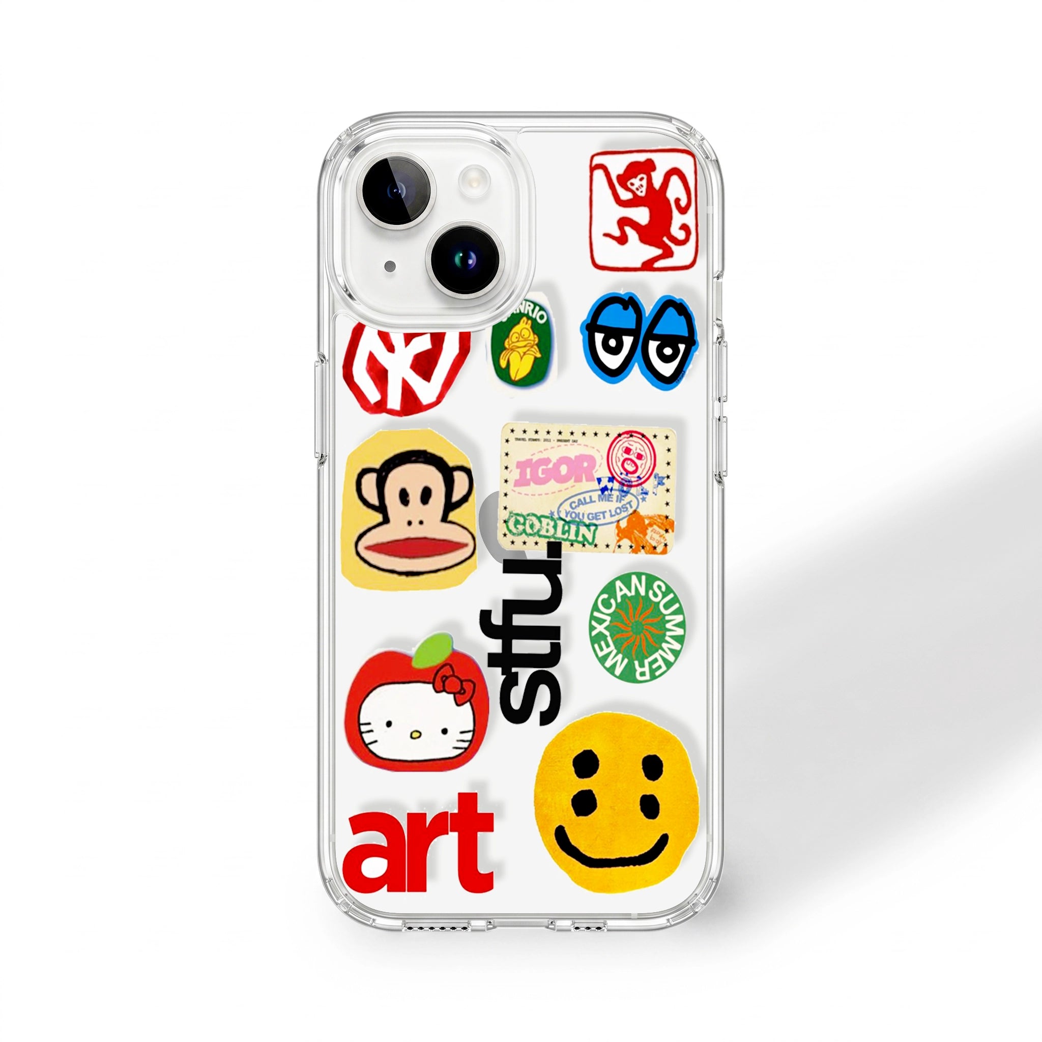 Monkey Stickers Case | Silicone Case