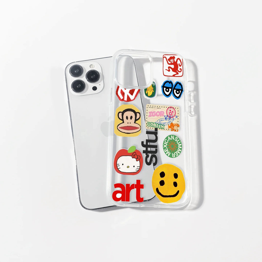 Monkey Stickers Case | Silicone Case