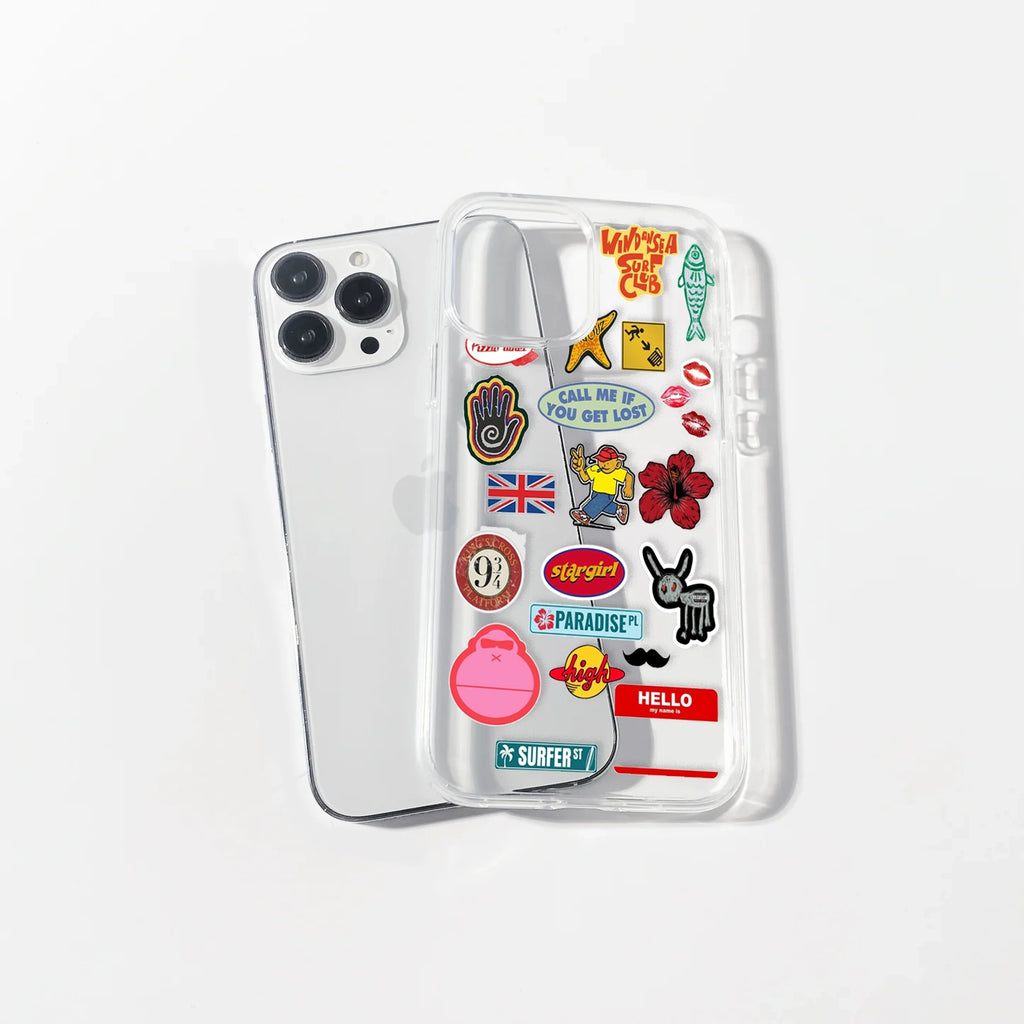 Paradise Stickers Case | Silicone Case