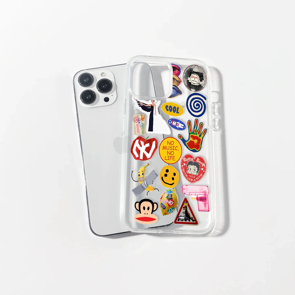 Cool Stickers Case | Silicone Case