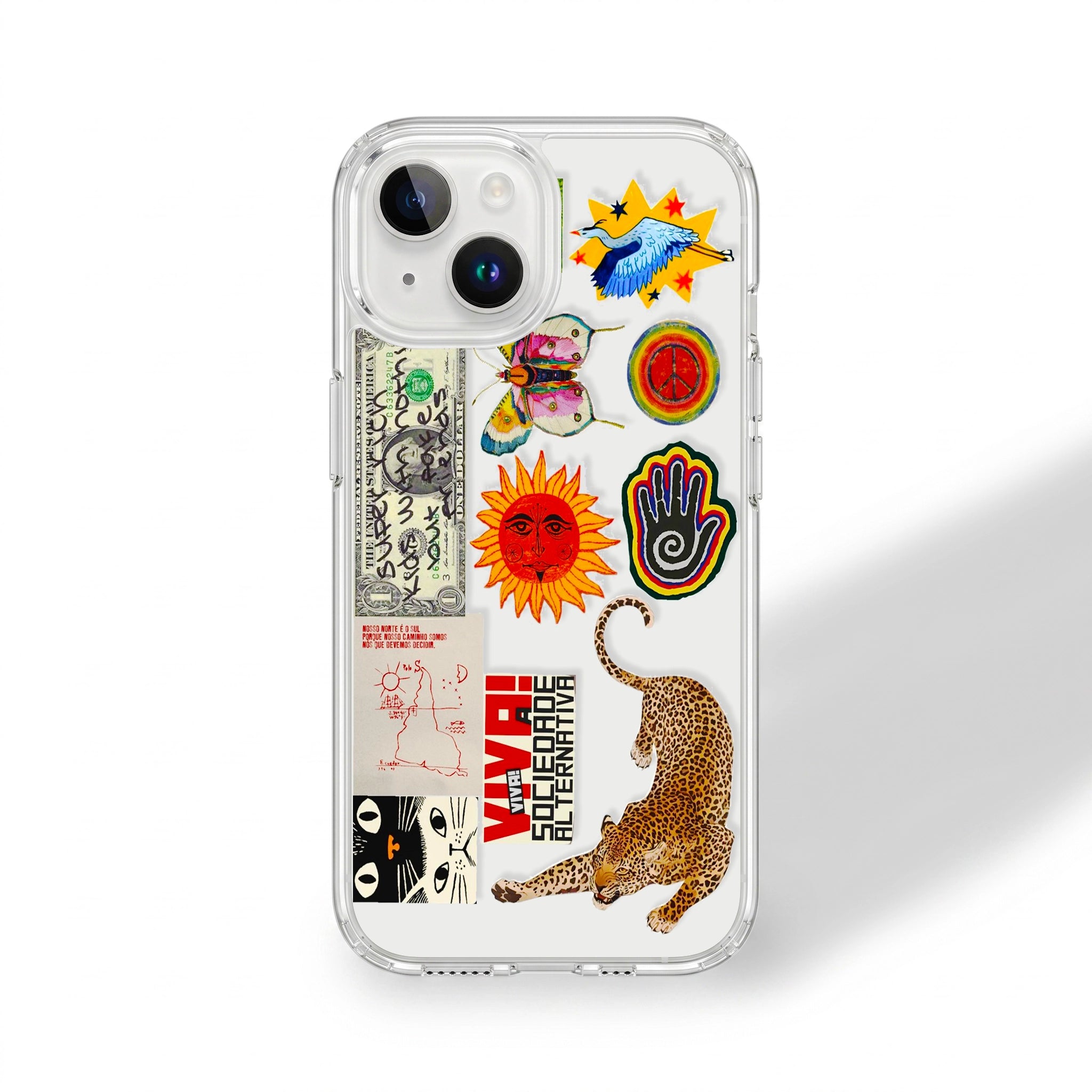 Cheetah Sticker Case | Silicone Case