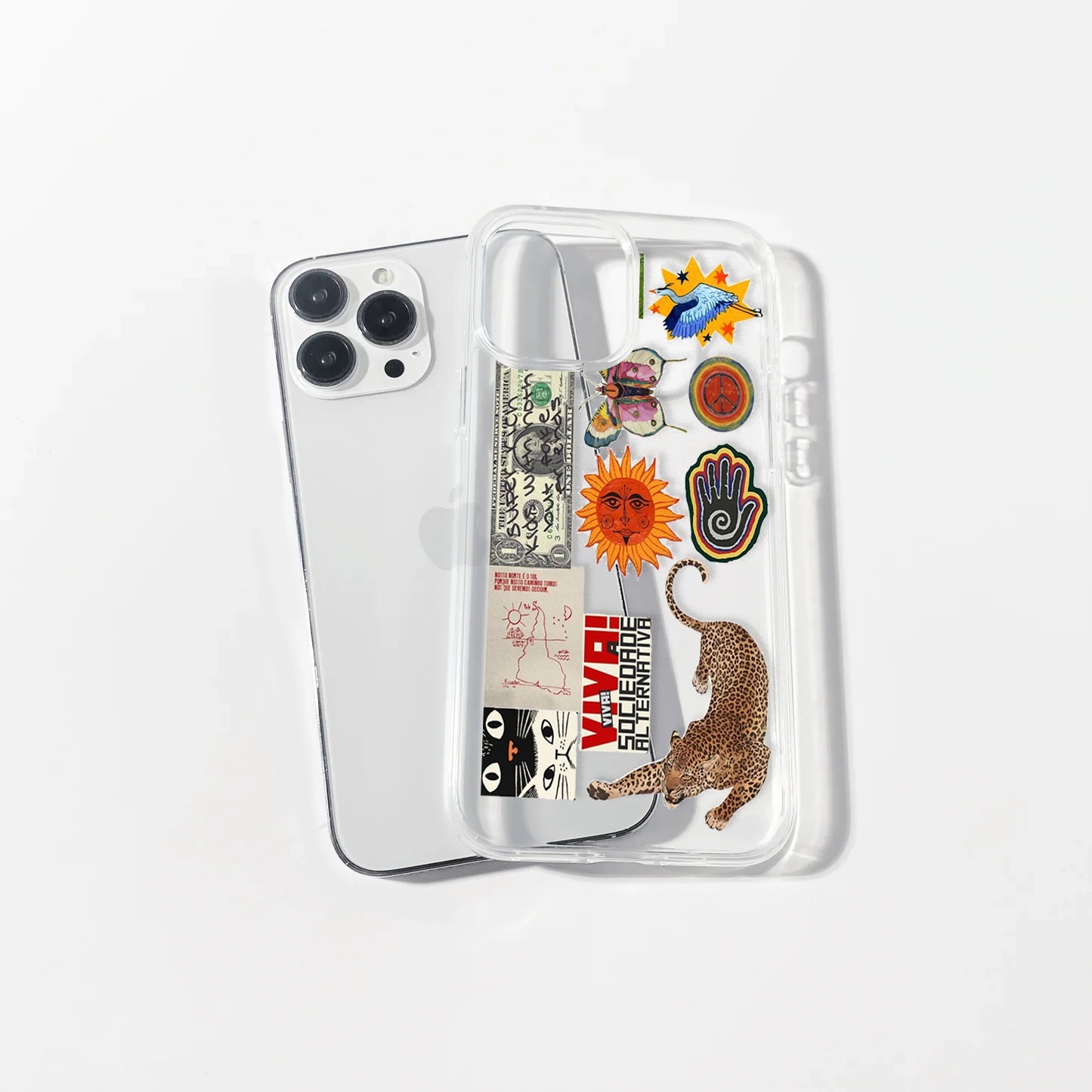 Cheetah Sticker Case | Silicone Case