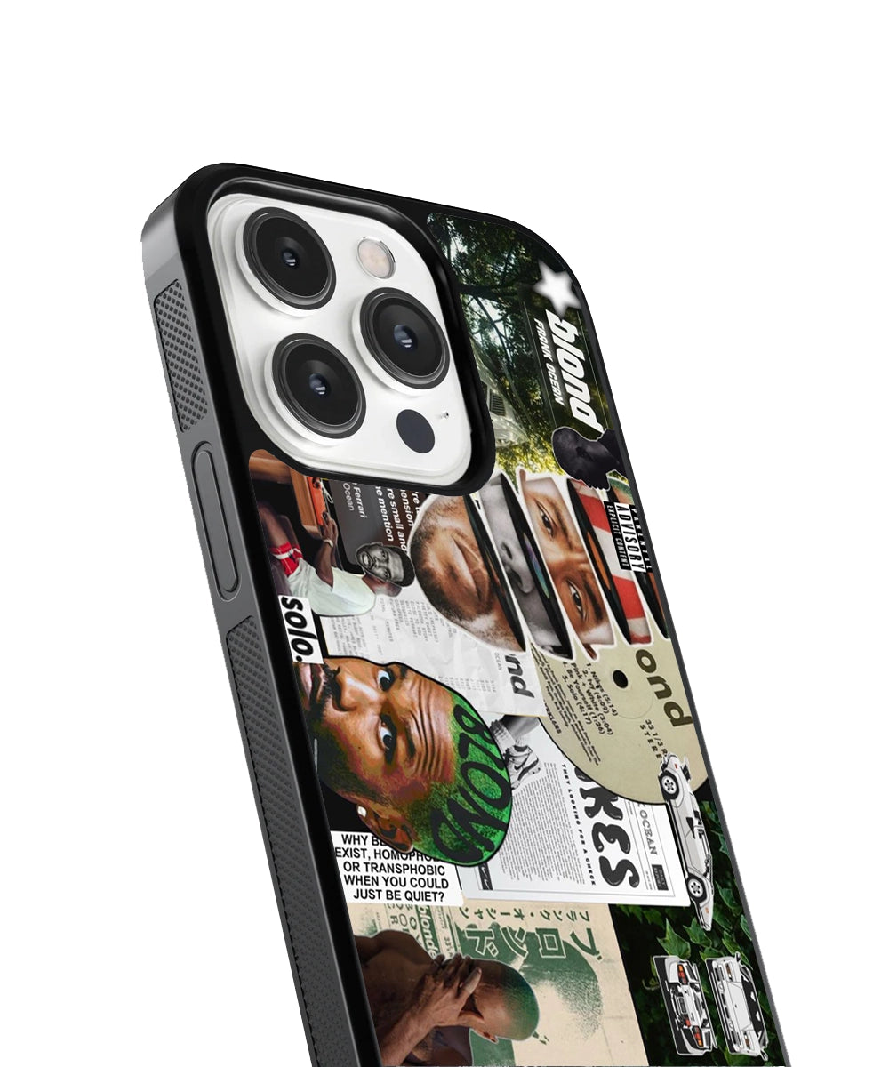 Blond Collage Case | Glass Case