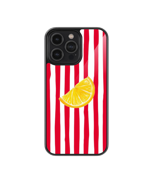 Red Stripes Case | Glass Case