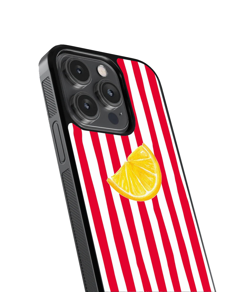 Red Stripes Case | Glass Case