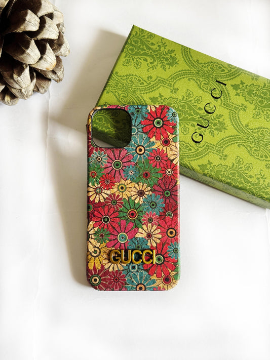 Gucci inspired Luxury Floral Phone Case