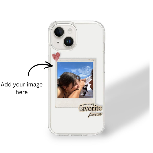 Custom Fav Person Polaroid Case| Silicone Case