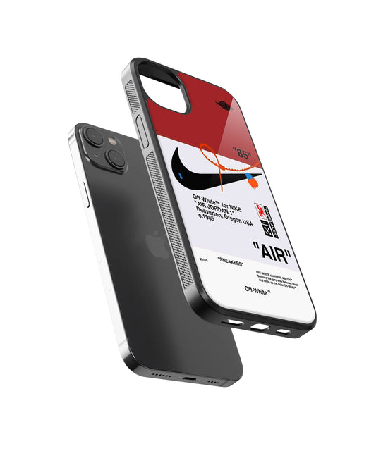 Jordan 1 OffWhite Case | Glass Case