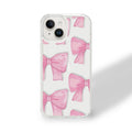 Pink Bow Clear Case | Silicone Case