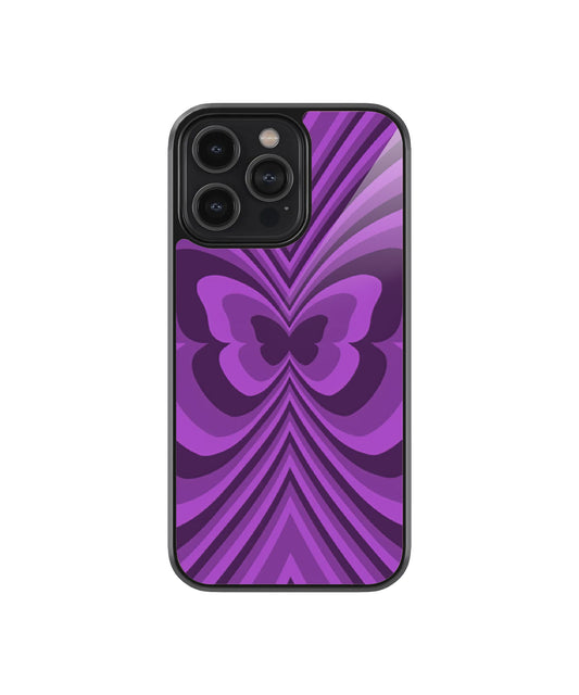 Purple Butterfly Case | Glass Case