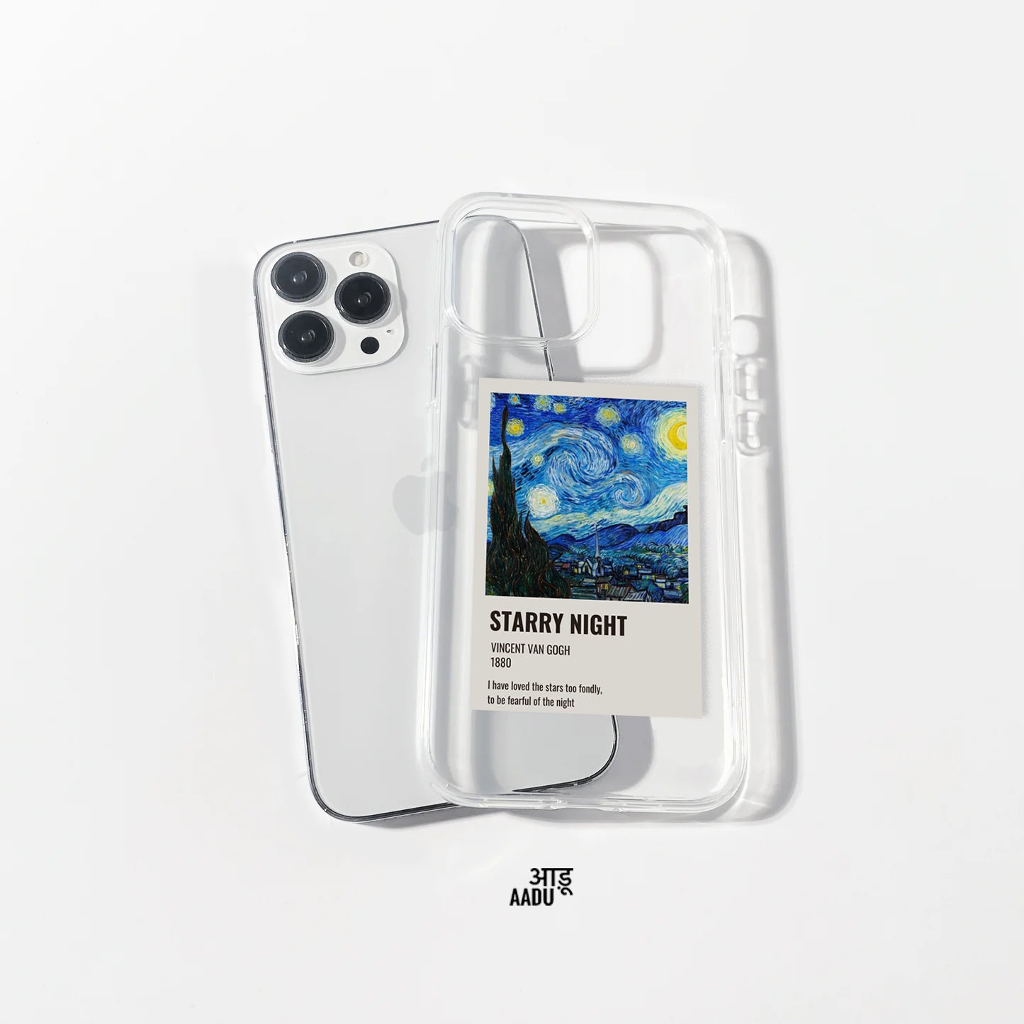 Starry Nights Polaroid Clear Case | Silicone Case