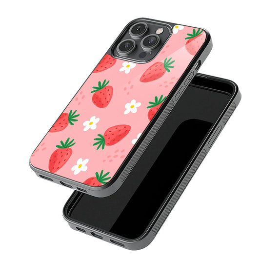 Cute Strawberry Case | Glass Case