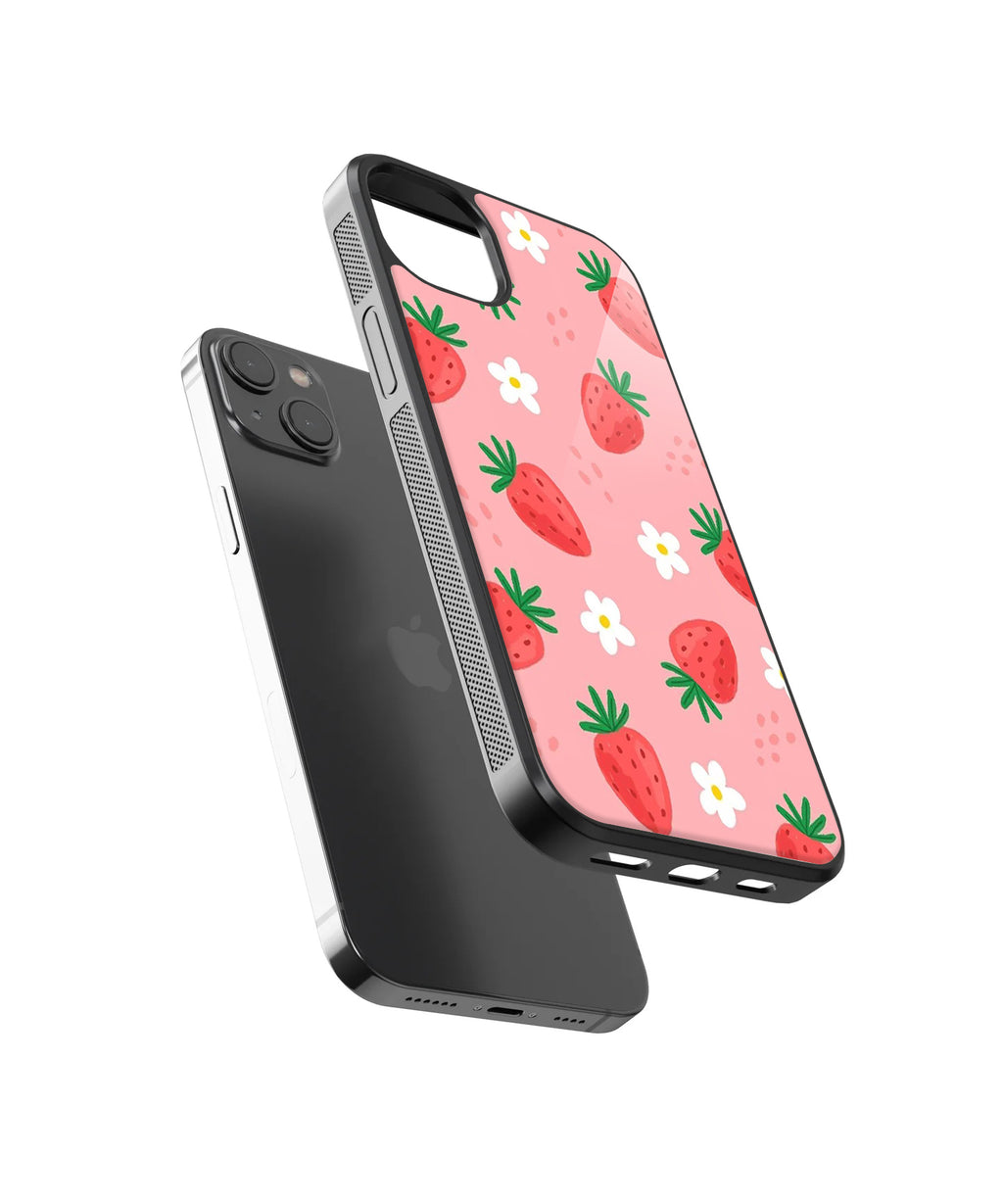 Cute Strawberry Case | Glass Case