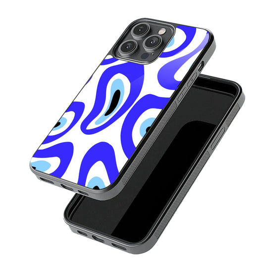 Evil Eye Case Black | Glass Case