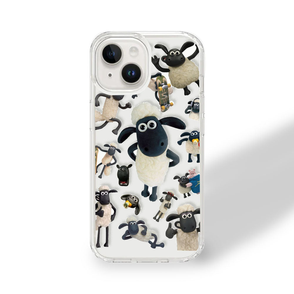 Shawn the Sheep Sticker Case | Silicone Case