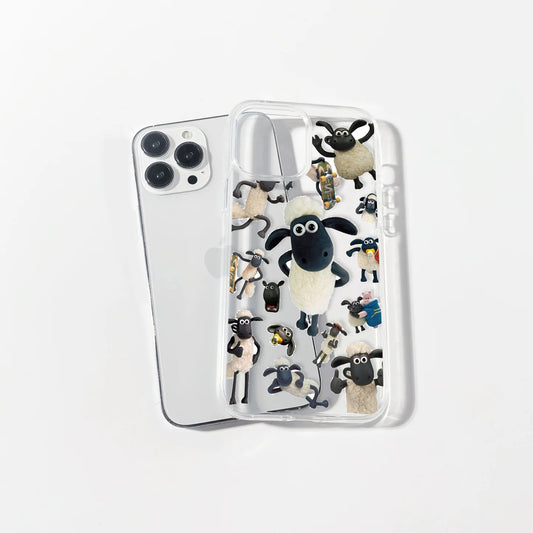 Shawn the Sheep Sticker Case | Silicone Case